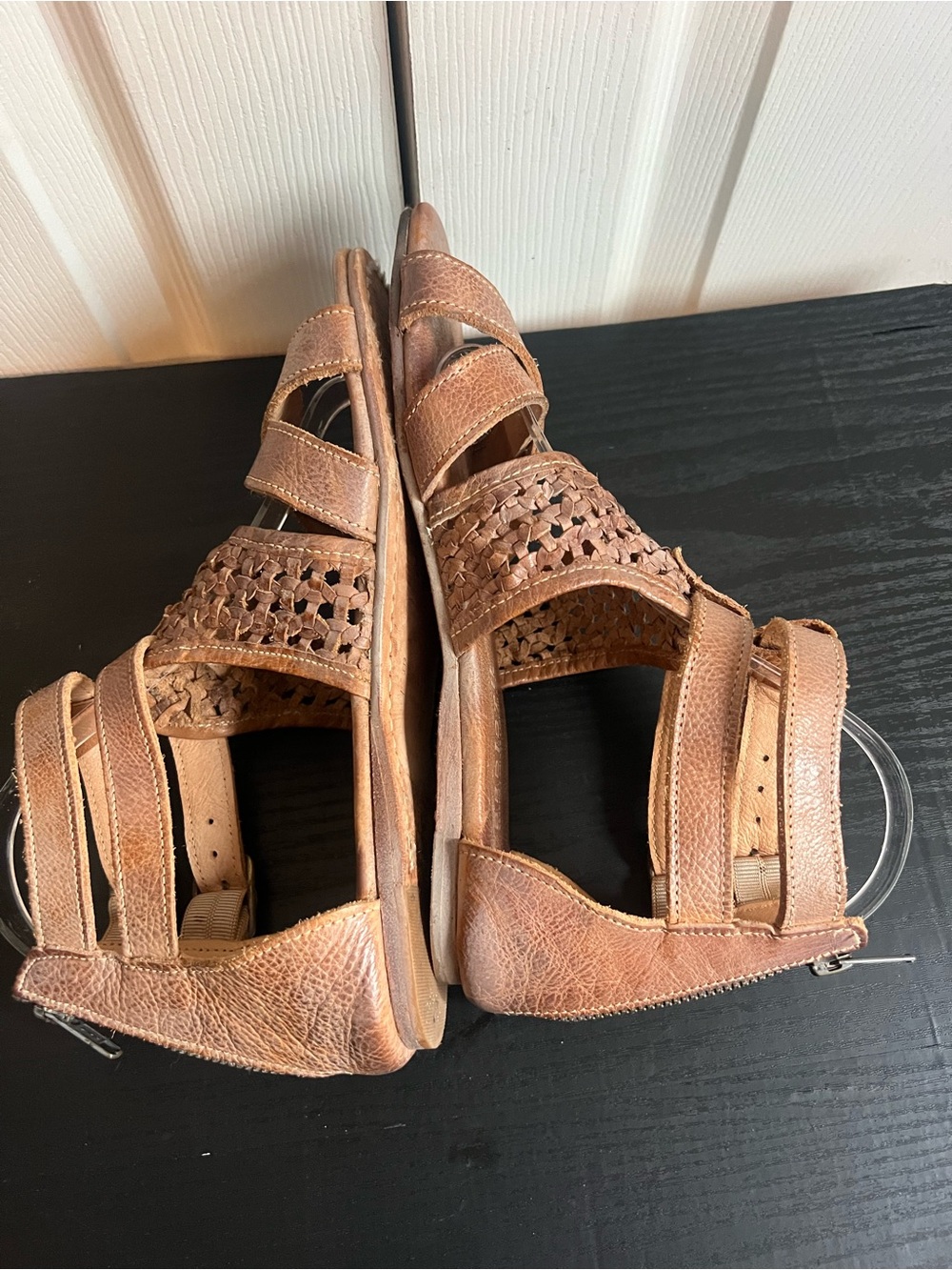 Bed Stu Leather Capriana Tan Sandals Size 8.5 - Picture 14 of 16